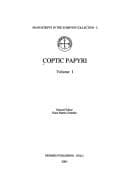 Tapa de Coptic Papyri