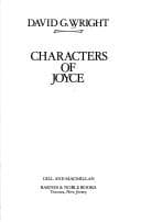 Tapa de Characters of Joyce
