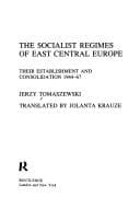 Tapa de The socialist regimes of East Central Europe