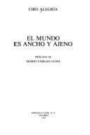 Tapa de El mundo es ancho y ajeno