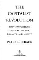 Tapa de The capitalist revolution
