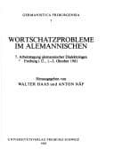 Tapa de Wortschatzprobleme im Alemannischen