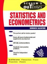 Tapa de Schaum's outline of theory and problems of statistics and econometrics