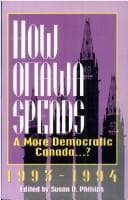 Tapa de How Ottawa spends, 1993-1994