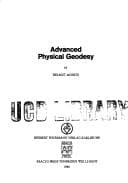Tapa de Advanced physical geodesy