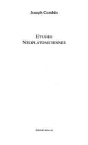 Tapa de Études néoplatoniciennes