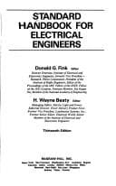 Tapa de Standard handbook for electrical engineers
