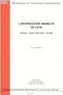 Tapa de L' interrogation indirecte en latin
