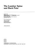 Tapa de The Lumbar Spine and Back Pain