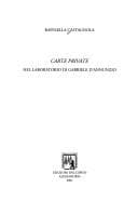 Tapa de Carte private nel laboratorio di Gabriele D'Annunzio