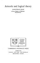 Tapa de Aristotle and logical theory