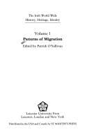Tapa de Patterns of Migration (The Irish World Wide History, Heritage, Identity, Vol 1)