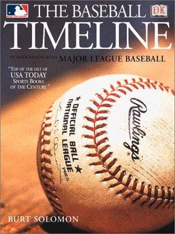 Tapa de The Baseball Timeline (DK American Original)