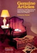 Tapa de Genuine Articles Teacher's manual with key