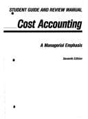 Tapa de Student guide and review manual : Cost accounting