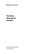 Tapa de The Bone-Biomaterial Interface
