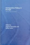 Tapa de Immigration policy in Europe