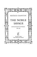 Tapa de The noble savage