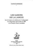 Tapa de Les saisons de la langue