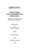 Tapa de Histoire des empereurs romains