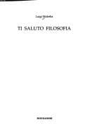 Tapa de Ti saluto filosofia