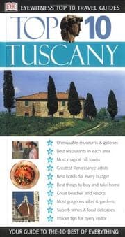 Tapa de Eyewitness Top 10 Travel Guide to Tuscany