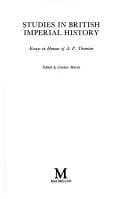 Tapa de Studies in British imperial history