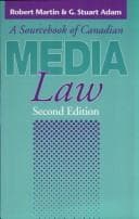 Tapa de Source of Canadian Media Law