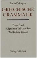 Tapa de Griechische Grammatik