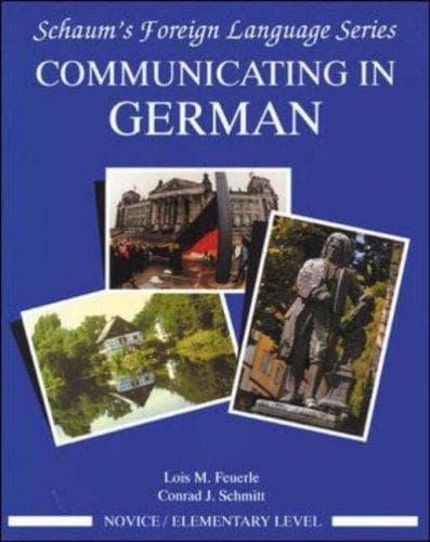 Tapa de Communicating in German