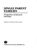 Tapa de Single parent families