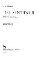Tapa de del Sentido II
