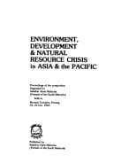 Tapa de Environment,Dev & Nat Res Crisis Asi