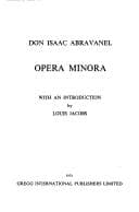 Tapa de Opera minora