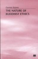 Tapa de The nature of Buddhist ethics