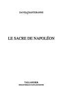 Tapa de Le sacre de Napoléon