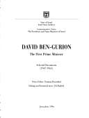 Tapa de Daṿid Ben-Guryon