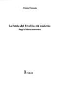 Tapa de La patria del Friuli in età moderna