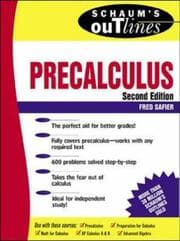 Tapa de Schaum's Outline of Precalculus