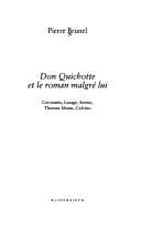 Tapa de Don Quichotte et le roman malgre lui