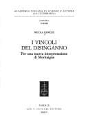 Tapa de I vincoli del disinganno