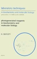 Tapa de Photogenerated reagents in biochemistry and molecular biology