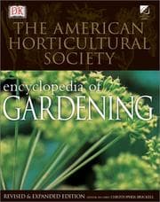 Tapa de American Horticultural Society Encyclopedia of Gardening