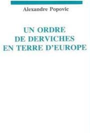 Tapa de Un ordre de derviches en terre d'Europe
