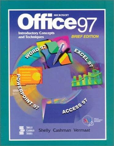 Tapa de Microsoft Office 97 Introductory Concepts and Techniques Brief Edition