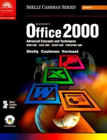 Tapa de Microsoft Office 2000 Advanced Concepts and Techniques