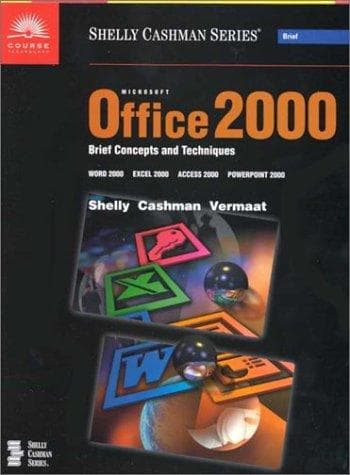 Tapa de Microsoft Office 2000 Brief Concepts and Techniques