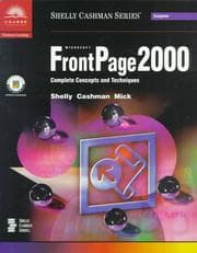 Tapa de Microsoft FrontPage 2000
