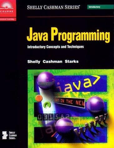 Tapa de Java Programming Introductory Concepts and Techniques