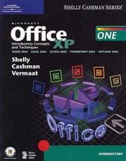Tapa de Microsoft Office XP Introductory Concepts and Techniques